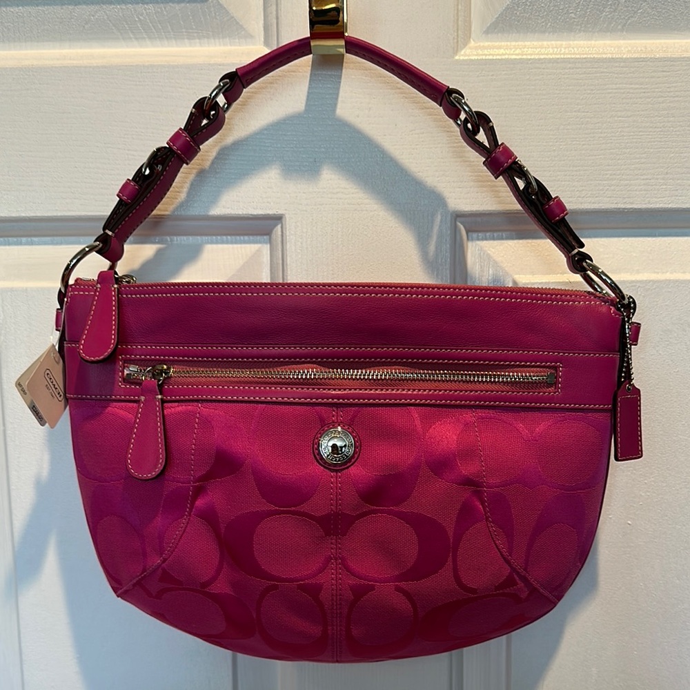 NWT Coach Magenta Shoulder Bag